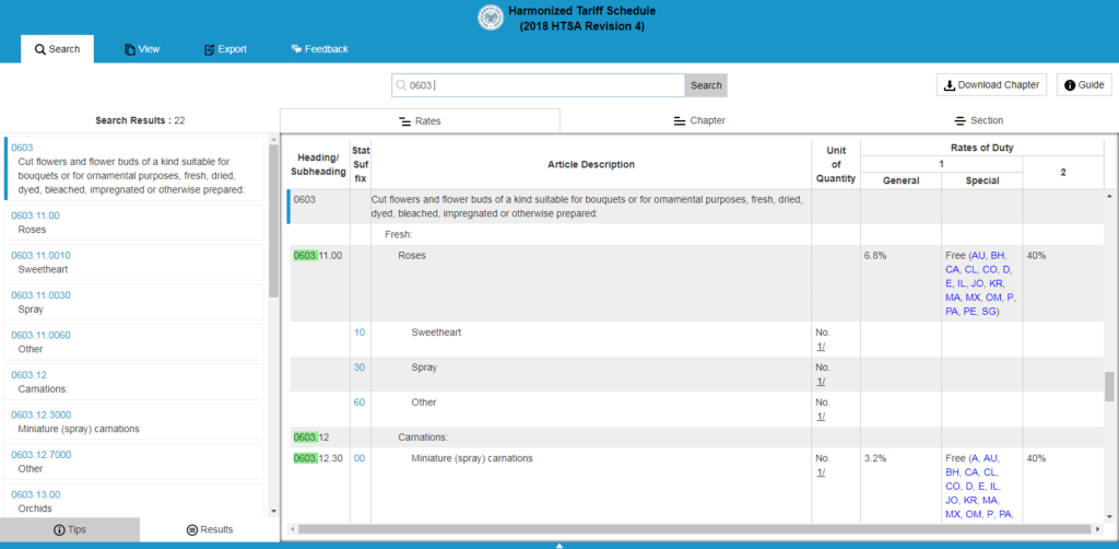 Customs 101: Harmonized Tariff Schedule (HTS)